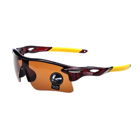 Cyklistické brýle UV400 hnědá
